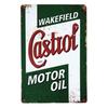 Y1,Castrol Retro Metal Tin Sign Motor Oil Garage Decor Distressed Man Cave Art -aluminum