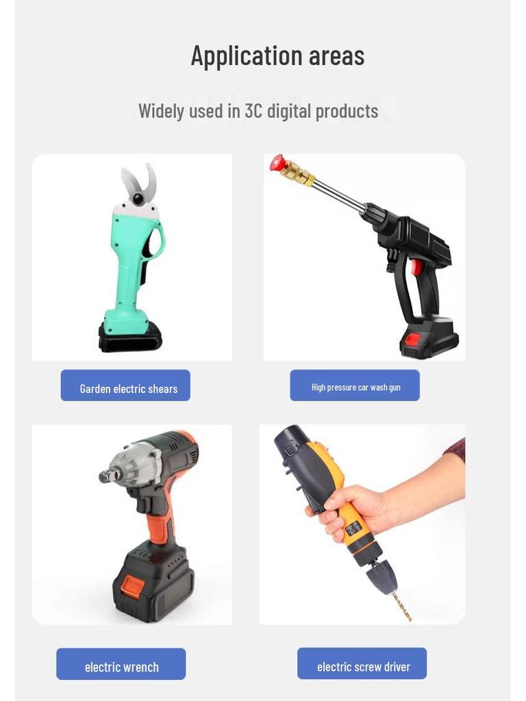 Литий-ионный аккумуляторный блок Makita 21 В для электроинструмента: Гаечный ключ, Пистолет для мойки автомобилей, Электрические ножницы и Садовые инструменты.