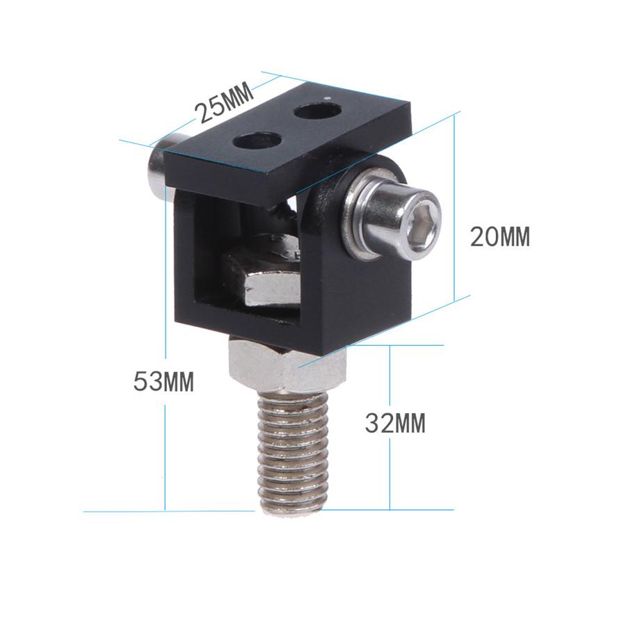 2 шт. Универсальное отверстие 8 мм Светодиодный расширительный монтажный кронштейн Держатель прожектора Зажим для лампы для автомобиля/мотоцикла/UTV/квадроцикла и т. д.