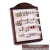 Walnut Jewelry Display Stand Set: Ring Tray & Necklace Mannequin