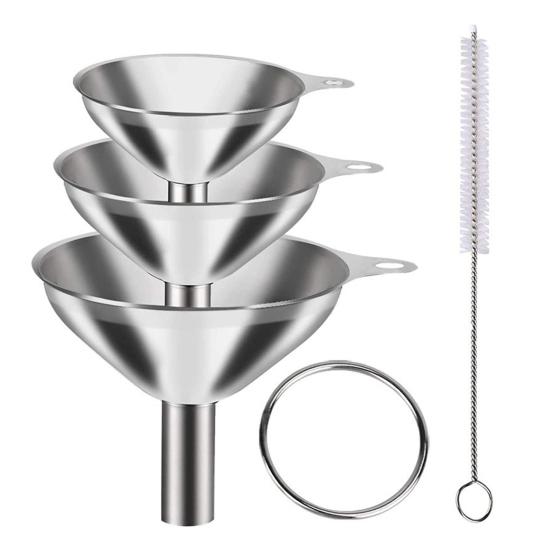 Набор кухонных воронок Пищевая воронка для пересыпания порошка для наполнения бутылок Готовка