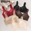 Seamless Bra Women's Jacquard Soft Support Lift Bra Gathering Bra Lace-holding Underwear Push Up Bra