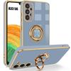 Case - BOOLING - for Samsung Galaxy A33 5G - Shockproof - Flexible TPU - 360° Rotating Ring