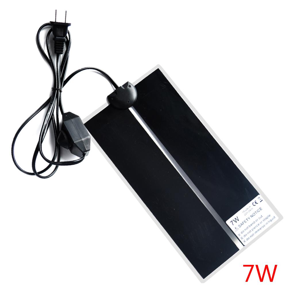 Коврик для террариума рептилий, бытовой коврик с подогревом для питомцев, бытовая греющая подкладка, контроллер термостата 7 Вт