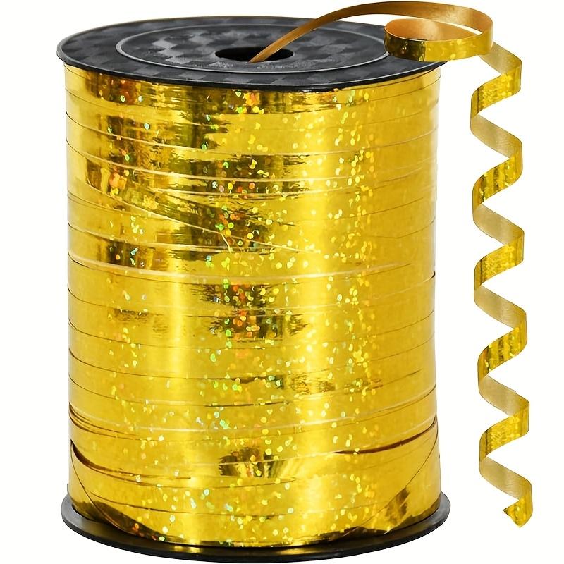 1roll 250m Laser Ribbon, Mixed Color, for Gift Wrapping, Handicraft, Wedding Party Decoration