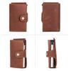 CONTACT'S Men Wallet Credit Card Holder RFID Blocking Aluminium Box for Men Automatic Pop Up Card Case