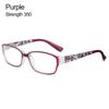 Flowers Vintage Ultra Light Frame Anti-Blue Light Eyeglasses Eye Protection Reading Glasses