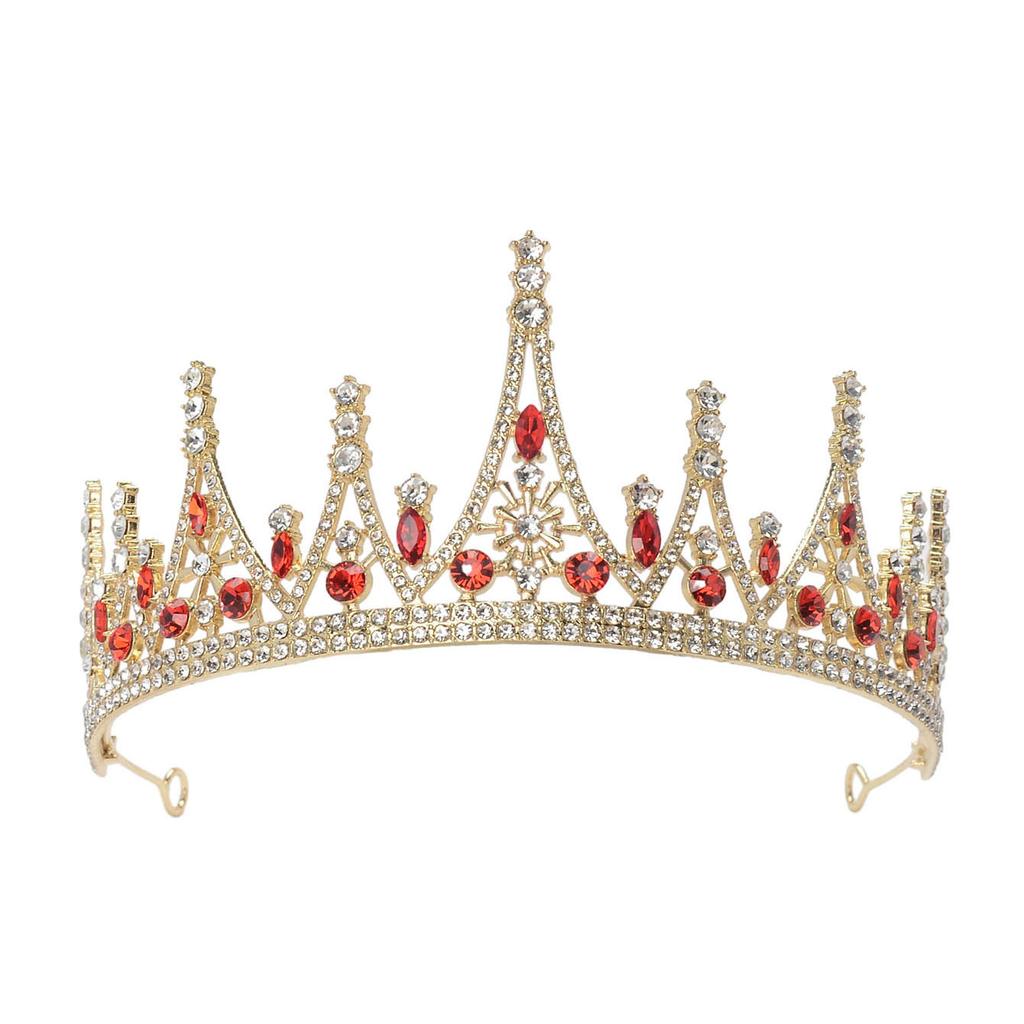 Свадебная тиара золотая барочная корона атмосферное свадебное платье свадьба взрослая день рождения принцесса корона