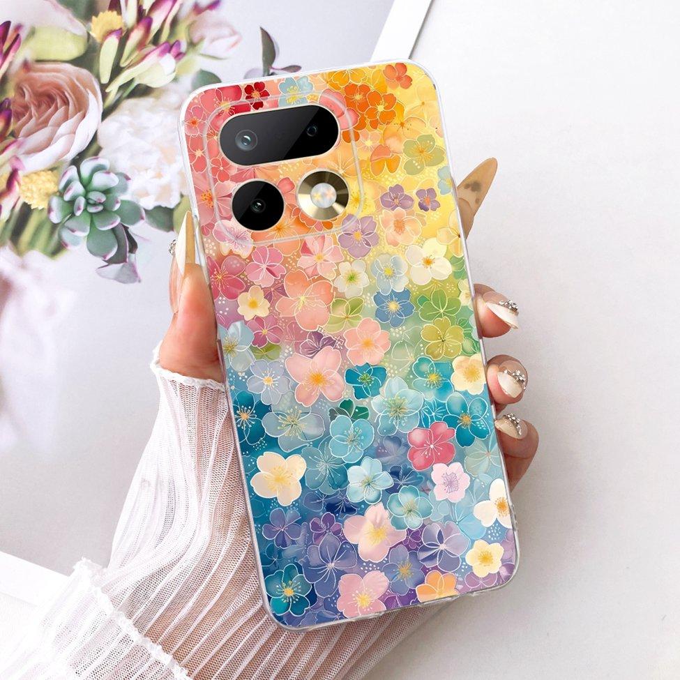 6.78'' For Realme 16Pro RMX5121 RMX5120 Case For Realme 16 Pro Cover Fashion Butterfly Cute Cat Cool Painted Soft Phone Casing