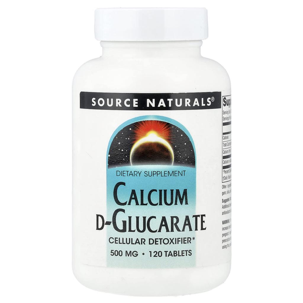 Calcium D-Glucate, 120 Tablets (500Mg Per Tablet)