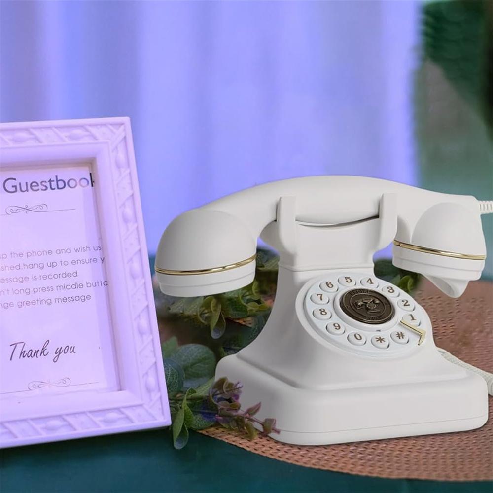 Audio Guestbook Telephone Wedding Phone For Party Gathering Audio Guest Book Telephone DIY Guestbook Message Recording