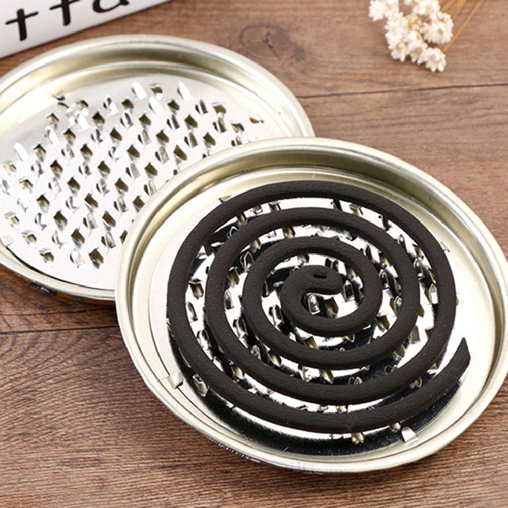 С крышкой Коробка-держатель для москитных спиралей Огнеупорная горелка для москитных спиралей Для гостиной спальни