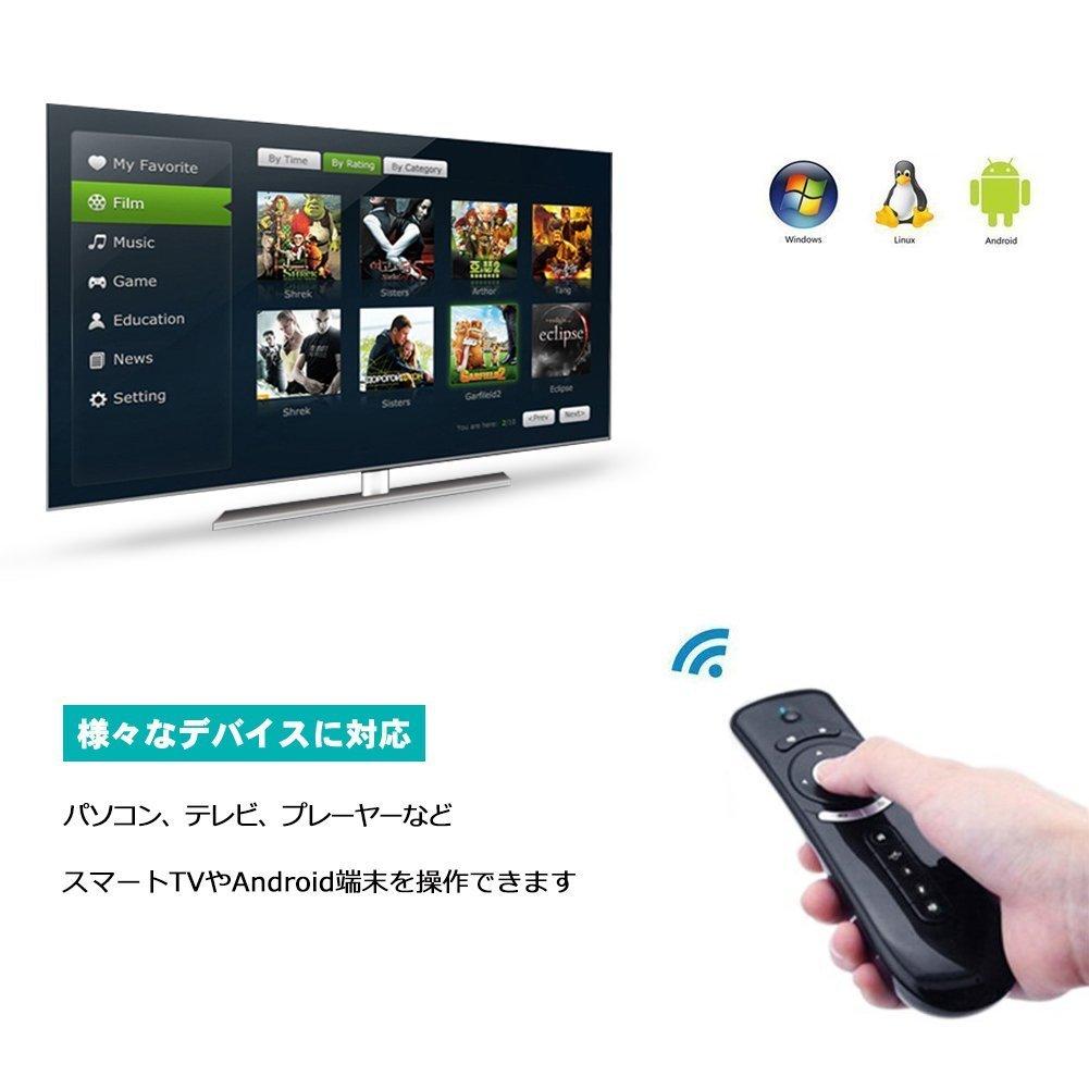 Ewin Air Mouse T2 беспроводная мышь Fly Air Mouse Air Mouse черная 2.4GHz