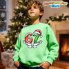 Kids Fall Winter Top Soft Round Neck Hoodie Santa Saying 6 7 Unique Casual Holiday Party Pullover Sweatshirt Children's Clothing