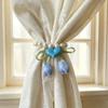 Adjustable Tulip Gauze Curtain Tie Decorative Curtain Tie Rope Flowers Curtain Straps Beautifully Heart Curtain Binding
