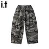 izzue Kids' 2025 Autumn Camouflage Cargo Pants