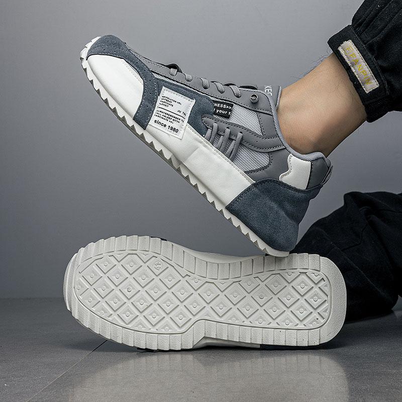 Trend Men’s Sneakers British Style Shoes For Men Platform Running Sport Sneakers Male Street Style Vulcanized Shoes Man