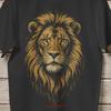 Vintage Lion T Shirt Retro Trendy Boho Wild Animals Lovers CaT Cute Nature Lover Vintage Washed Top For Everyday Wear