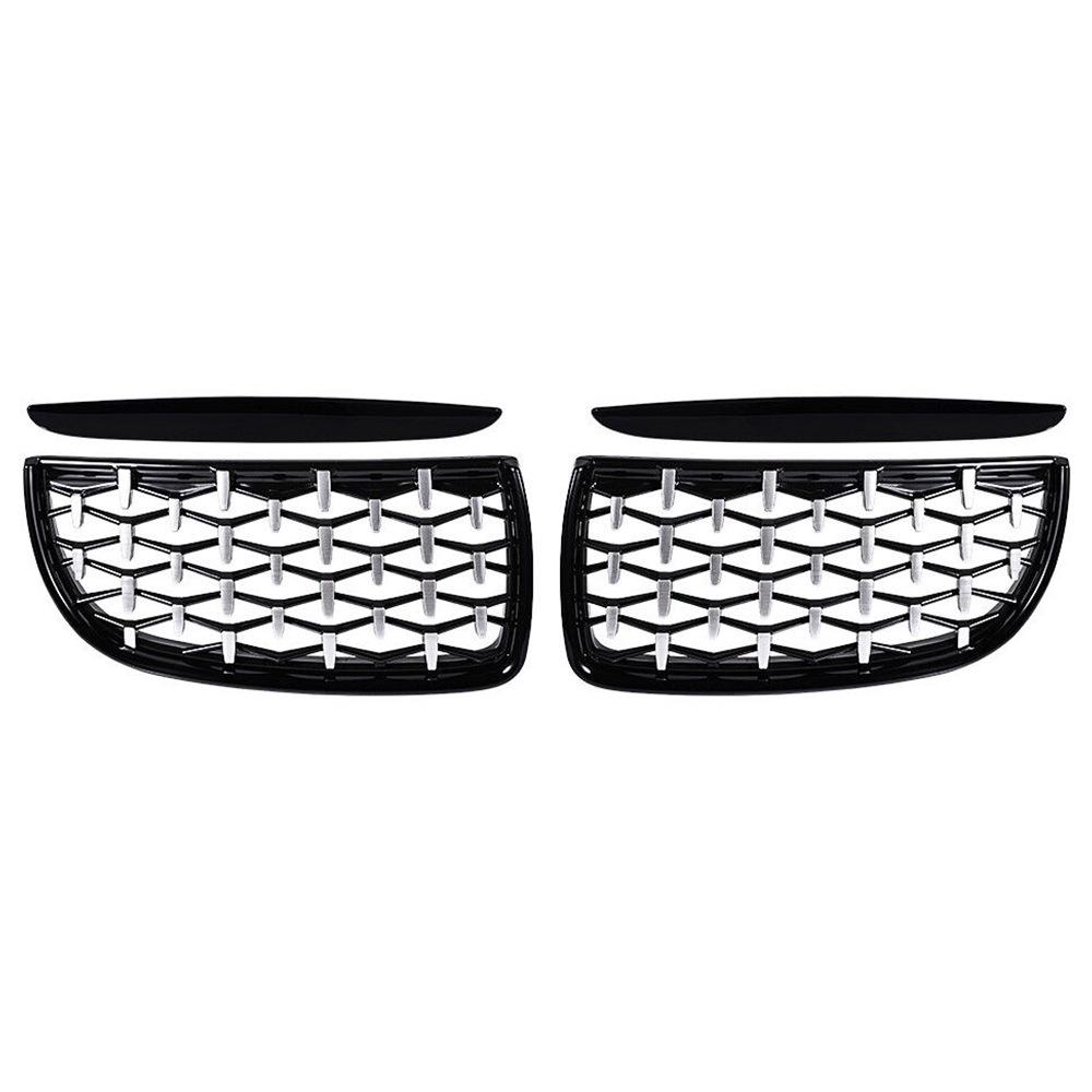 BMW 3 серии E90/E91 (2005-2008) Передняя решетка Starry Sky Black Chrome
