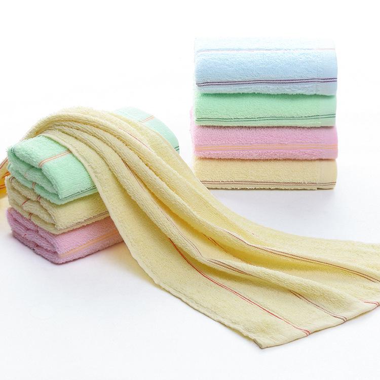 Утолщенное мягкое впитывающее хлопково-полиэстеровое полотенце для лица - подарок для домашнего использования