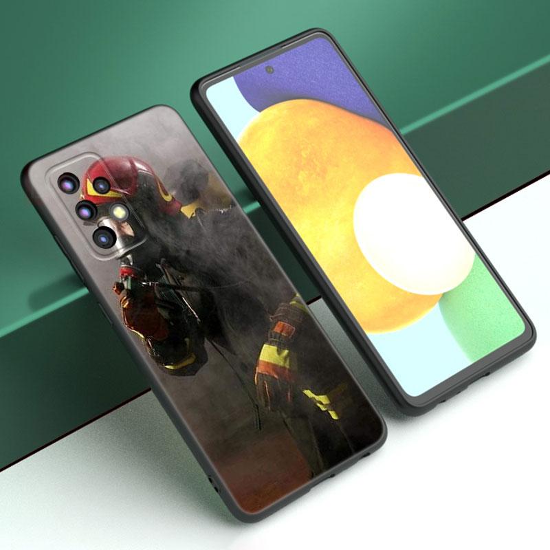 Чехол «Пожарный Герои пожарного» для Samsung A13 A22 A24 A32 A23 A25 A34 A35 A52S A53 A54 A55 A73 A12 A14 A15 A31 A33 A50 A51 A72