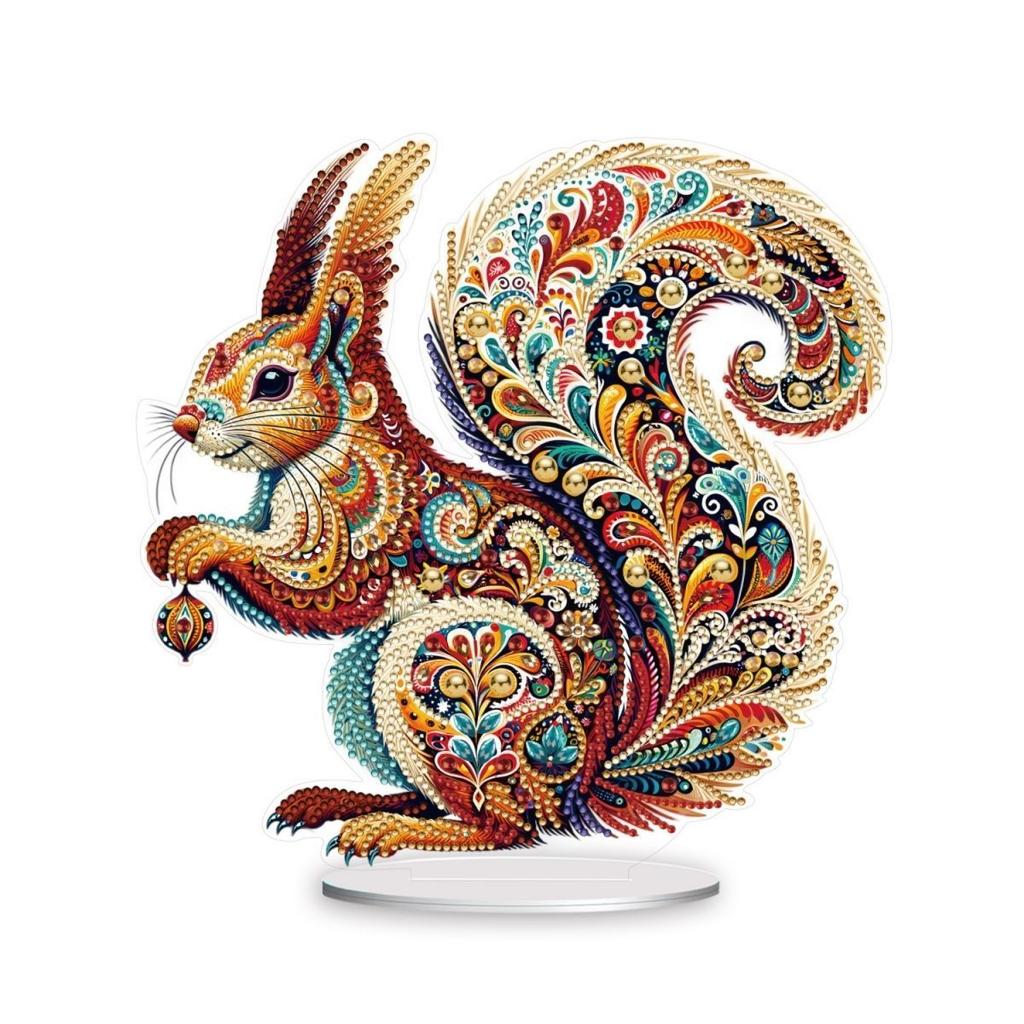 DIY Animal Multicolored Horse Diamond Painting Ornament Home Decoration Special-shaped Diamond Diamond Painting Diamond Embroidery Painting