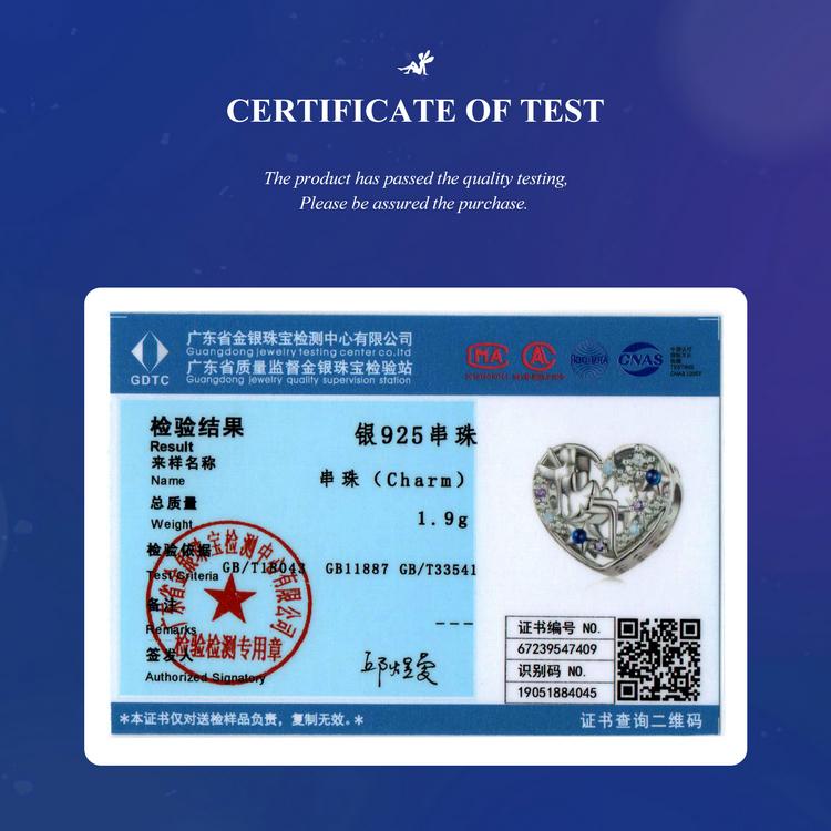 WOSTU Стерлингового серебра 925 пробы, бусины в форме сердца с изображением дневного и ночного эльфа, бусины в форме сердца для браслета, ювелирных изделий своими руками