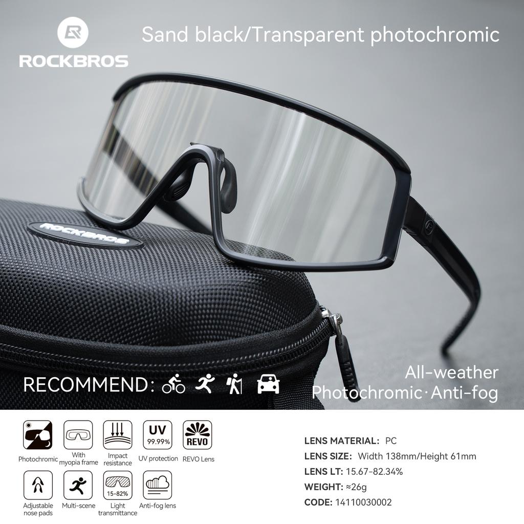 ROCKBROS Cycling Glasses Polarized / Photochromic Anti-fog Bike Eyewear Sunglasses UV400 Outdoor Sports MTB Road Bicycle Glasses 7