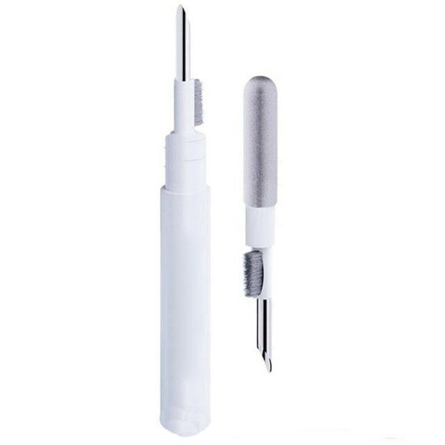 Инструмент для чистки наушников 3 в 1, щетка/губка/металлический наконечник