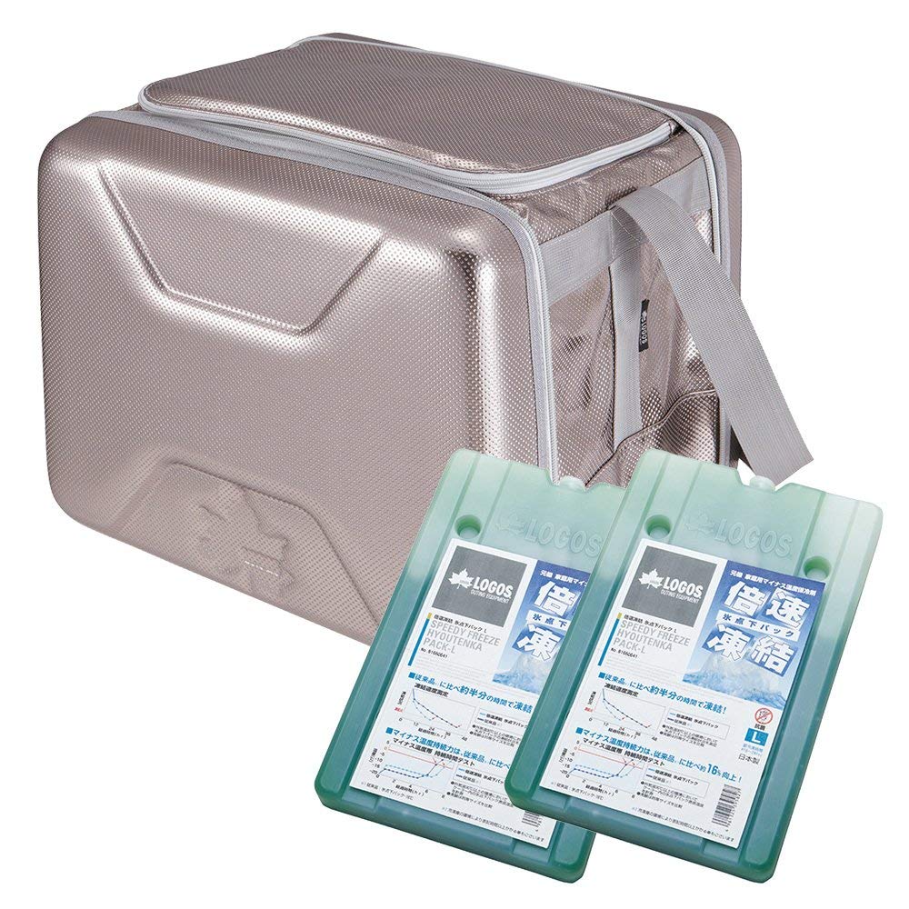 LOGOS Hyper Subzero Cooler L + Rapid Freeze Pack x 2 pieces 3-item set R167N002