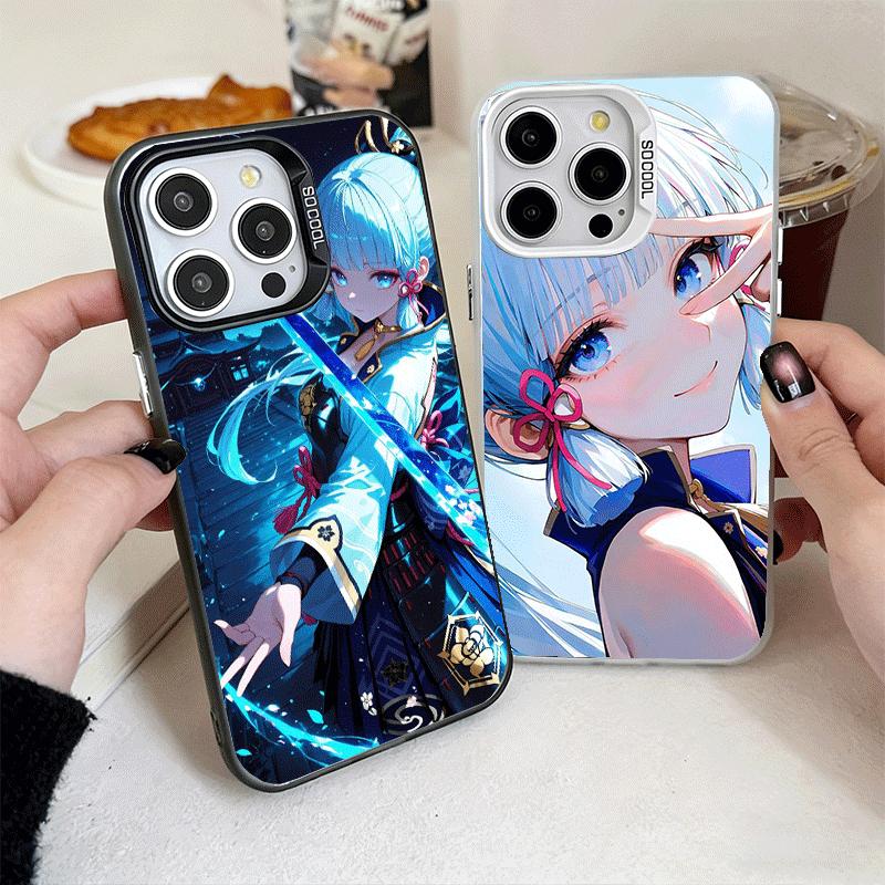 Genshin Impact Kamisato Ayaka Shockproof Phone Case for iPhone 17 Air 16 16E 15 Pro Max 14 Plus 13 Mini 12 Back Cover Anti Fall