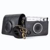 Instax Mini Evo Case with PU Leather Shoulder Strap and Magnetic Snap (Black)