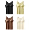 Women's Thermal Tank Top Tummy Control Sleeveless Camisole Top Seamless Padded Shapewear Winter Warm Undershirt Base Layer