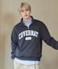 COVERNAT Arch Logo Half-Zip Sweatshirt Dark Gray