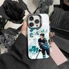 Чехол для телефона U-San Jose Sharks для iPhone 16 17 15 14 12 13 Pro Max Черный цвет Ударопрочный чехол