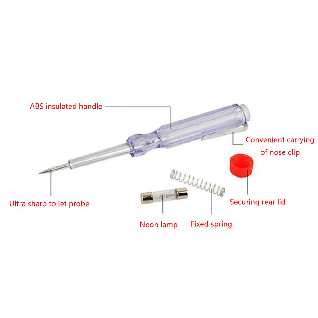 Набор из 10 штук / набор Тестер цепи с проводом Автомобильный - Тестер цепи для низковольтных систем - Переключатель предохранителя - Провода для бытовых нужд