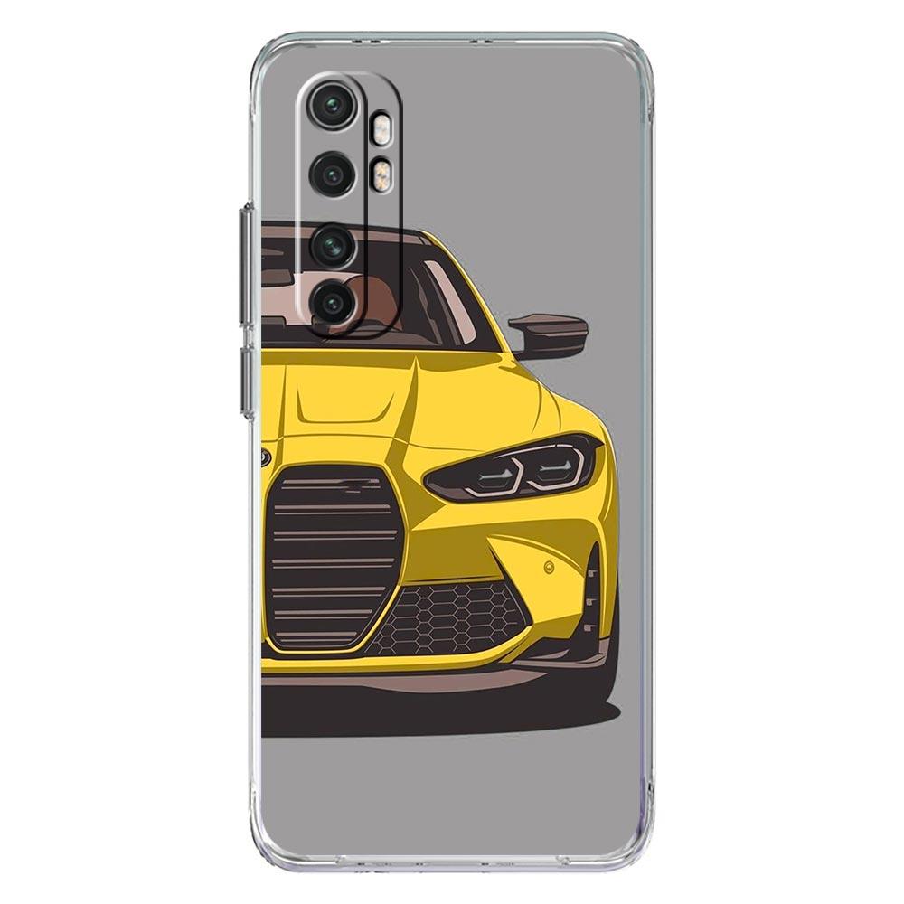 Чехол для телефона для Xiaomi Poco X6 X5 NFC X3 F6 F5 Pro F4 F3 M3 14 13T 12T 12 13 Lite 11 Mi 5G Прозрачный чехол Тип R JDM Civic Спортивный автомобиль