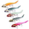KAJIKI VIB JIG Shad KVJ-16 Набор вибро-джигголовок 5 цветов Морская рыбалка на сибаса, камбалу, тунца Приманка 16г Головка 70мм Червь Металл