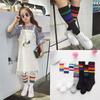 Korean Colorful Stripe Trend Girl Boy Football Sports School Leg Warm Tube Sock New Spring Autumn Kids Knee High Long Stockings