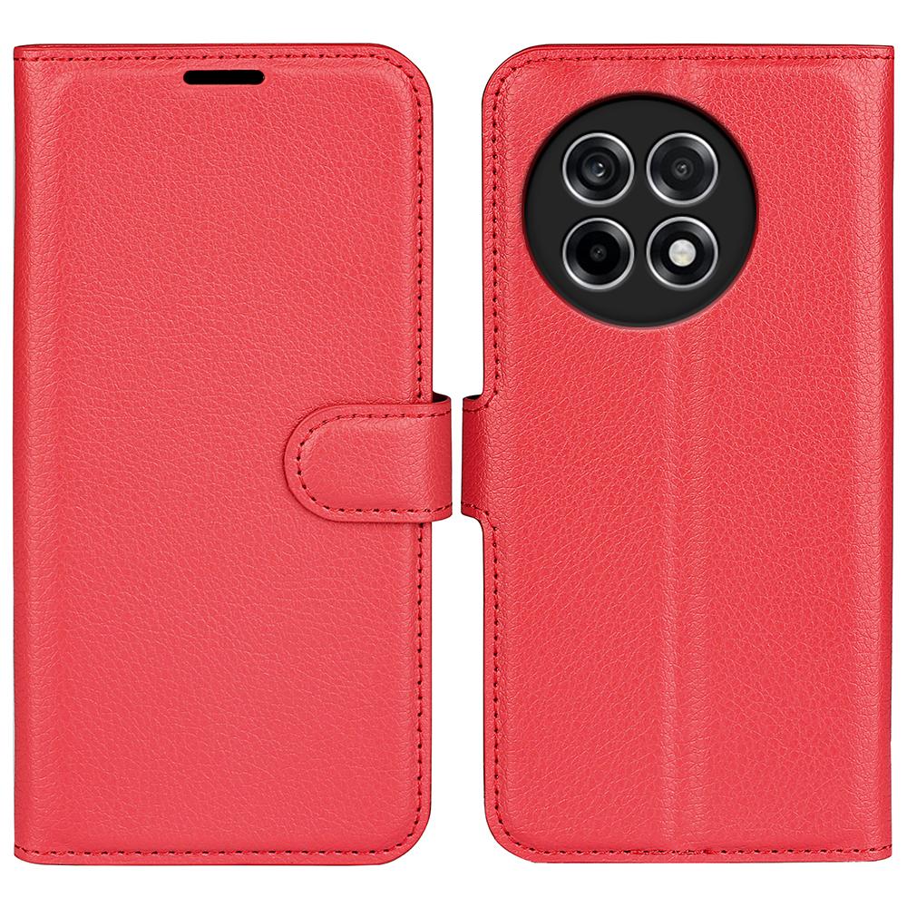 For OnePlus Ace 5 Pro 5G/Ace 5 5G/13R 5G Case Litchi Texture Shockproof Leather Wallet Phone Cover