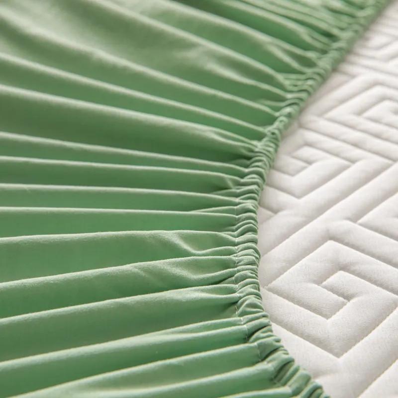 Waterproof Elastic Mattress Cover Bed Sheets Pad Protector Bed Cover Soft Queen King Waterproof Fitted Sheet Anti-bacterial Pad Bedcover