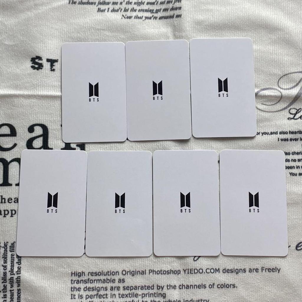 [Б/У] BTS 2022 THE FACT PHOTOBOOK набор из 7 коллекционных карточек