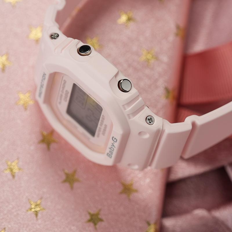 Casio Baby-G Спортивные водонепроницаемые кварцевые часы квадратной формы, цвет мороженого и макарон, женские часы, серый BGD-560-4