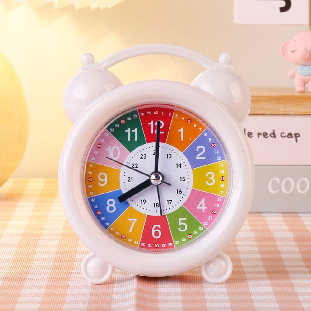 Anti-drop Children Desktop Clock Early Education Table Alarm Clock School Student