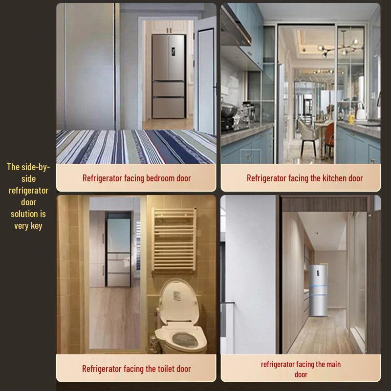 Самоклеящаяся магнитная наклейка «Пять императоров» для богатства на двери