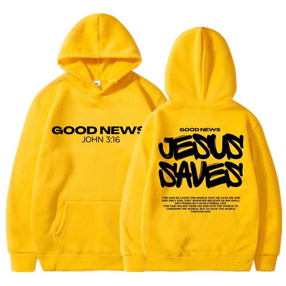Христианская Религиозная Jesus Saves Принт Худи Мужская Мода Харадзюку Вера Худи Толстовка Флис Оверсайз