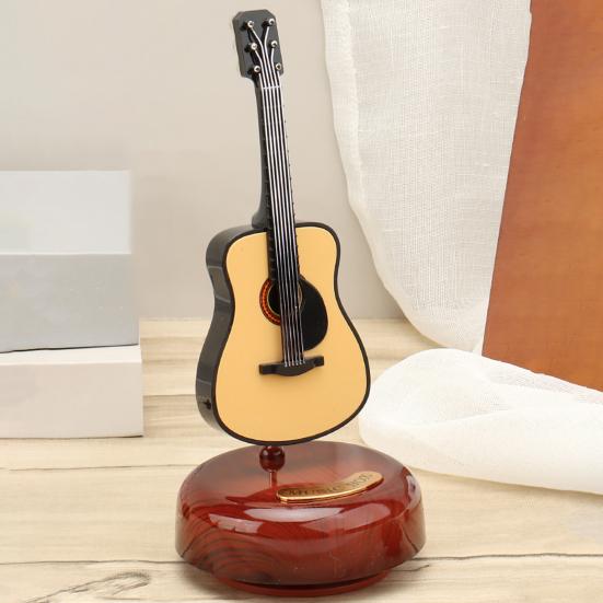 Прочная музыкальная шкатулка для скрипки украшает вращающуюся музыкальную функцию