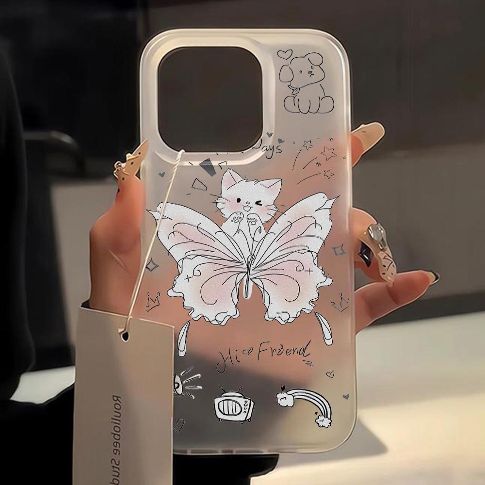 Cartoon Cute Puppy Phone Case For IPhone 15 16 13 11 12 14 17 Pro Max Funda Shockproof Soft Silicone Stylish Bumper Clear Cover