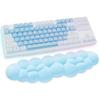 Keyboard Wrist Rest White Computer Armrest Cloud Hand Rest Wrist Cushion Cloud Palm Rest Reduce Fatigue Soft Material Ergonomic Cute Suitable for