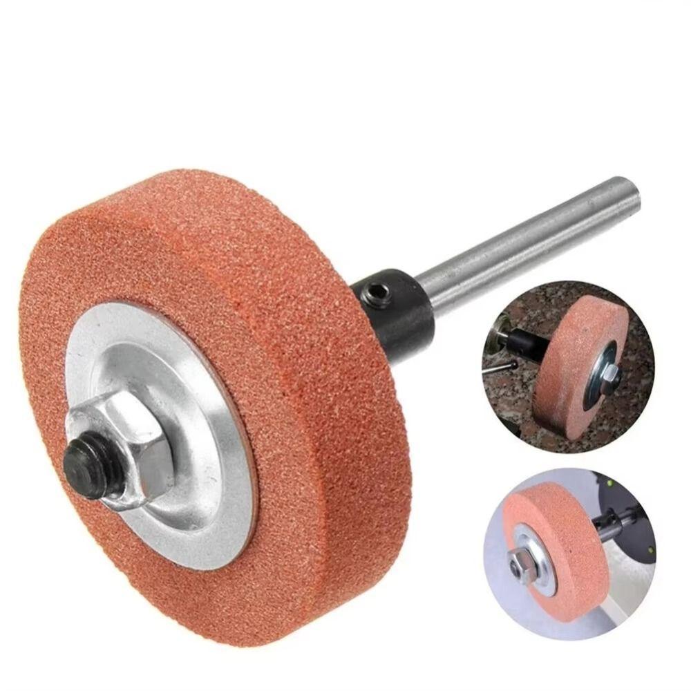 Round Rotary Grinding Stone 75mm Table Grinder Drill Durable Abrasive Stone